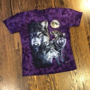 VINTAGE Caballo Wolf Tie Dye T-Shirt